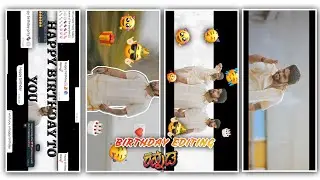 ✨🥳Alight Motion Birthday Video Editing Tutorialin Kannada | Kids & Adults Birthday Editing 🤩 #happy 