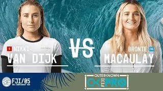 Nikki Van Dijk vs. Bronte Macaulay - Round Two, Heat 5 - Outerknown Fiji Women's Pro 2017