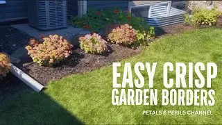 How I Create Crisp Garden Borders | Easy Lawn Edging with a Half Moon Edger