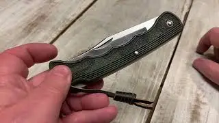 Buck USA 426 Bucklite Camo lock blade hunter folding pocket knife with finger grooves