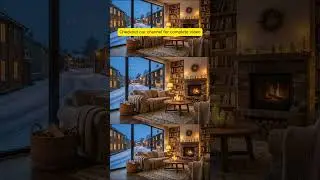 Soft Winter Jazz ❄️ Snowy Evening Cafe with Fireplace Ambience for Study & Calm