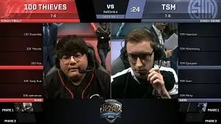 100T vs TSM - 2017 NA LCS Spring Week 7 - 100 Thieves vs TSM