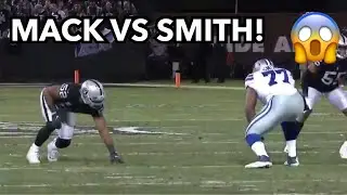 Tyron Smith vs Khalil Mack (OL vs DL) 2017