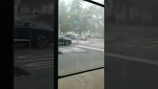 Bronx, NYC Thunderstorm 7/18/22 Cleaning City Streets