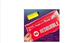 sticker collection for hydro flask (red bubble) 🦃 11-25-18 || jason Andrew video #8