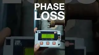 Phase Loss!! 3 phase motor phase loss protection #electrical #shorts #throughthecircuits #viral