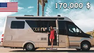 Exploram California cu o autorulota de 170.000 de $! Tur interior | Mercedes Sprinter