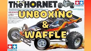 Tamiya Hornet Unboxing and Chit Chat.  RC Car Kit 58336 1980's classic