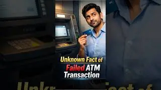 ATM transaction Failed but Money Debited? This Unknown Fact Will Shock You | ATM Rule #shorts #atm