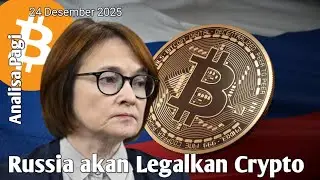 Morning Analysis - Russia to Legalize Crypto, Bitcoin Moves Sideways Again