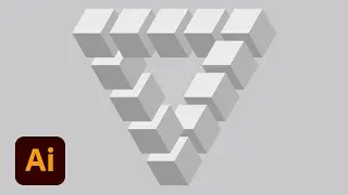 ❤️ HACKS: How to Create Impossible Penrose Triangle in Adobe Illustrator | English