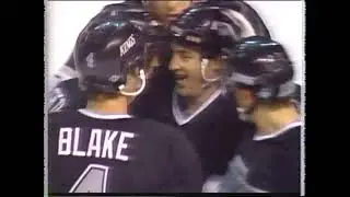 Wayne Gretzky scores against Jets, october 1993