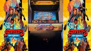 Streets Of Rage 4 Arcade Machine(2020) Axel Stone Gameplay(4K)