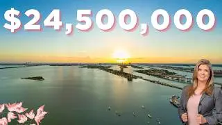 RARE WATERFRONT DOUBLE LOT ON THE VENETIAN ISLANDS ~ 228 + 302 W DILIDO DRIVE ~  $27,000,000