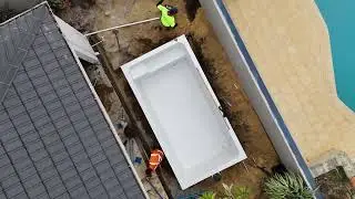 Precast Concrete Pool Install
