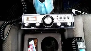 Someone playing music on CB radio