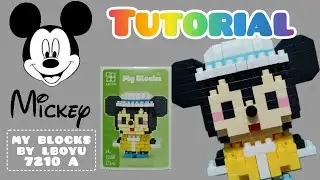 MICKEY MOUSE!! Tutorial merakit bricks step by step | My Blocks Mickey | My Blocks LBOYU 7210 A