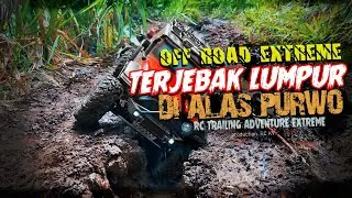 😲 SUSAH KELUAR BRO !! RC CARS TRAILING OFF ROAD MUDDING ADVENTURE RUBICON VS CHEROKEE VS RGT EX86100