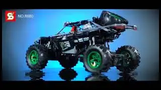8880 sy block building block technique car King of the hammer lego compatible with controller app