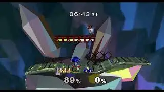 Super Smash Bros Melee Akaneia Build v0.9 - Dr. Mario vs Sonic