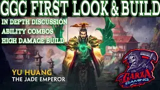 GGC In-Depth First Look at Yu Huang  (Abilities -  Build - Combos -  Arena Game Play) SMITE Season 9