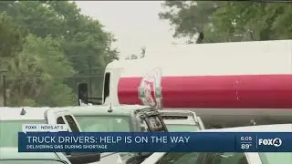 Florida truckers helping ease gas outage as Sunshine State sees demand spike