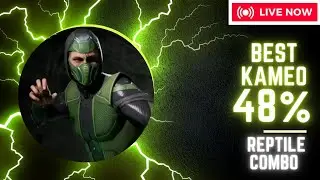 48% Reptile Scorpion Best Kameo Combos , mk1 combos #MK1 #MortalKombat 1