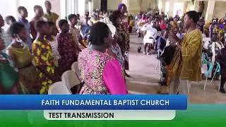 Test Transmission of FFBC live streaming