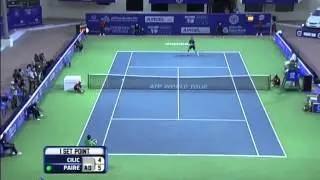 ACO 2013 - День 5, Матч 1: лучшие моменты: Марин Чилич (Хорватия) против Бенуа Пэра (Франция)