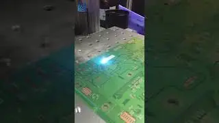 UV laser marking on PCB board