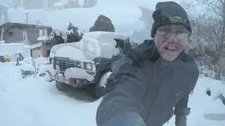 Холодный запуск Ford Highboy F-250 1974 4x4 Overland Truck Январь /1/2022 Как завести Ford Popsicle🌨