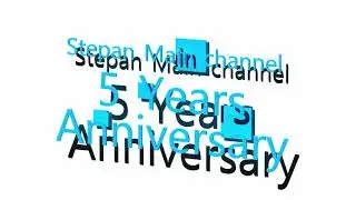 Happy Stepan Main channel 5 Years Anniversary!