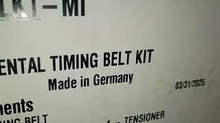 VW Beetle timing belt job...teardown complete 