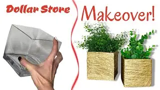 Transform a boring glass vase.. easy and cheap!