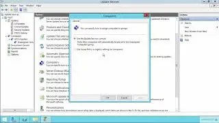 Configure WSUS Groups