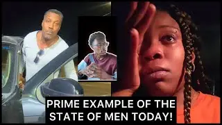 BLK MAN MAKES BLK WOMAN CRY BECAUSE HE COULDN'T HANDLE REJECTION! MEN CAN'T HANDLE REJECTION!