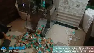 Chana and mungfali automatic pouch packing machine / peanut and chickpea packing machine