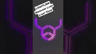 New light show for Nanoleaf Lines by LIGHTLINK App featuring Cold Heart by Elton John and Dua Lipa