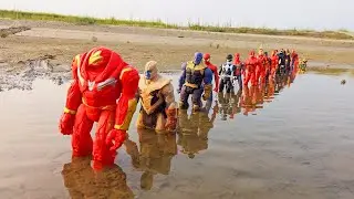 AVENGERS ASSEMBLE FIGHT, HULK FIGHT VENOM VS THANOS, SPIDER-MAN, IRON MAN, CAPTAIN AMERICA, RED HULK