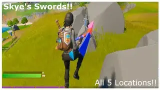 Skye's Swords in Fortnite - Skye's Adventure Week 8 Challenges