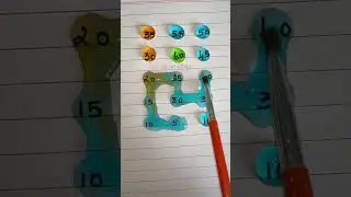 🧿 Draw a line Number 5-60 ✍️ #drawing #line #quiz #maths #shorts #ytshorts