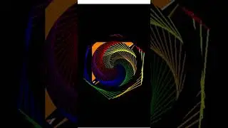 Rainbow Benzene in Python #python #shorts #youtubeshorts #coding