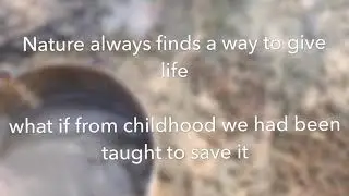 Bihari kids learning how to save nature and life given by Mother Earth.