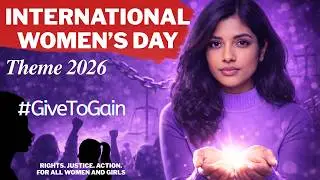 International Women&rsquo;s Day 2026 Theme Explained | Powerful Women&rsquo;s Day Speech #GiveToGain