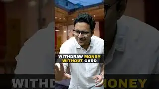 Cash withdraw without card from ATM 🤩 #shorts