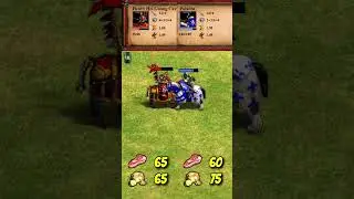 Heavy Hei Guang Cavalry (Shu) vs Paladin | The Three Kingdoms | AoE2 #Shorts