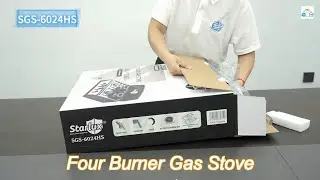 pulse ignition 4 plate gas stove conjoined upright energy efficiency with bezel