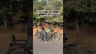 Desi safety protocols activated for my love ! ✅🧿 @royalenfield @STUDDSAccessories  #royalenfield