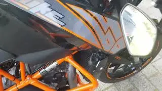 Radiator fan test KTM Duke 690 fixing overheating part 1