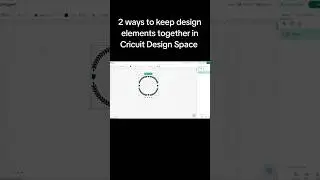 Cricut Design Space tutorial how to keep svg design together #cricutforbeginners #designspacetips
